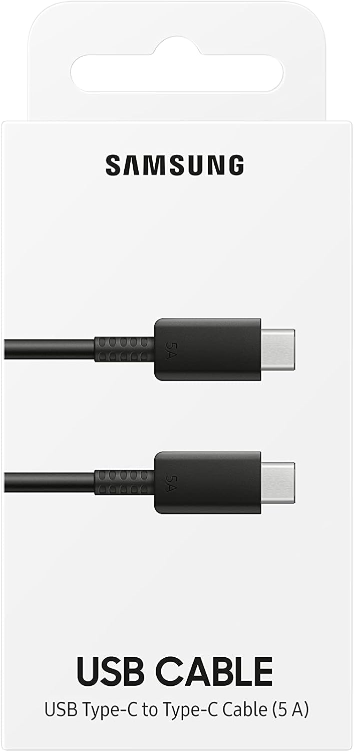 Cabo Samsung EP-DN975 USB C para C 1m Carregamento Rápido 100W Preto - Imagem 4