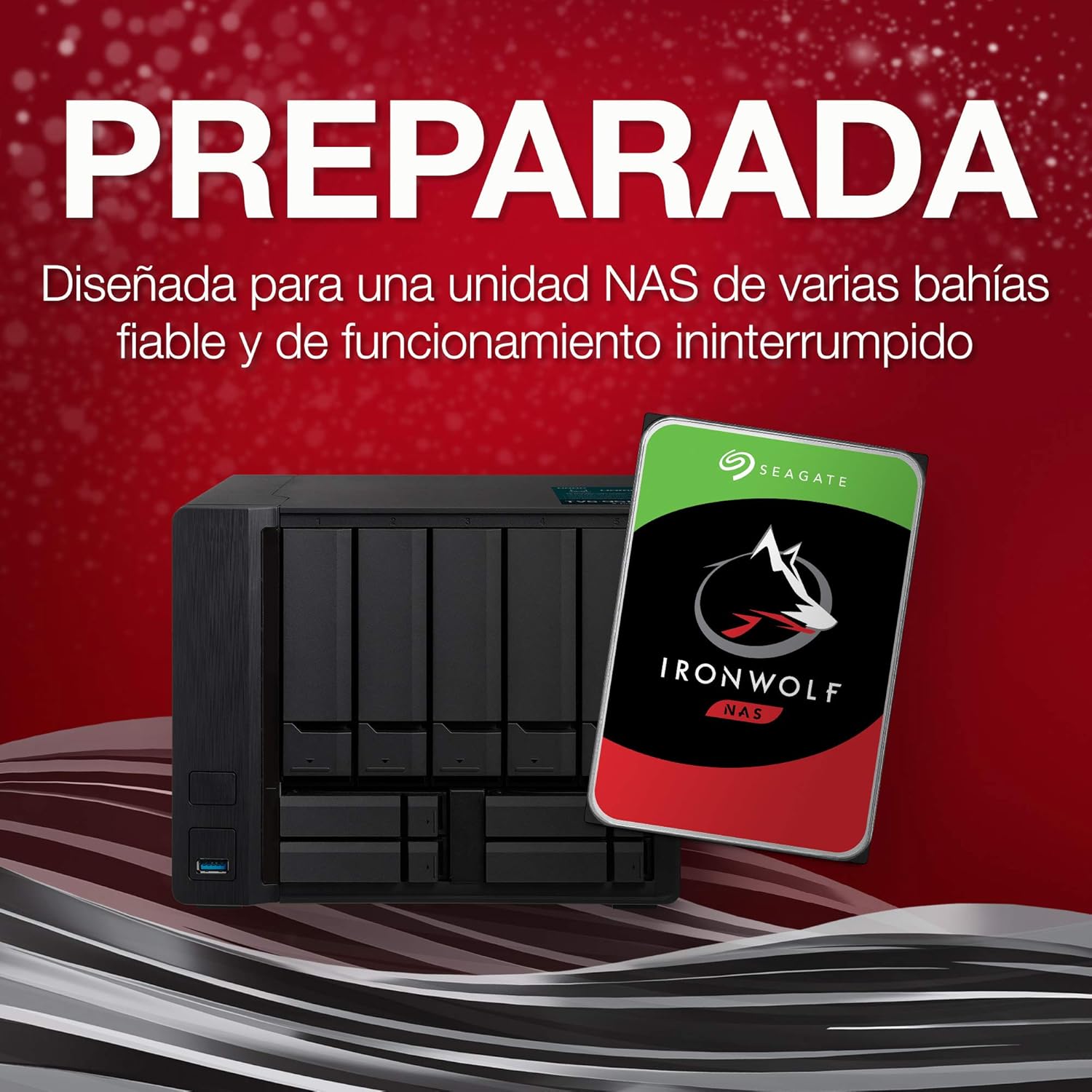 Disco Rígido Seagate IronWolf 8 TB 3.5" - Imagem 2