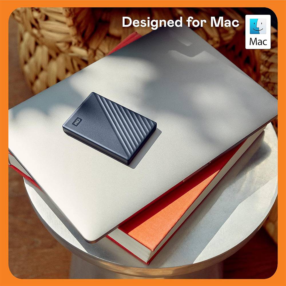 Disco Externo WD My Passport Mac 5 TB Azul Noite - Imagem 2