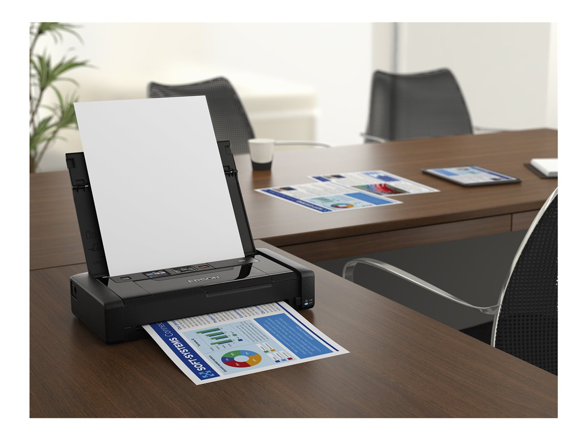 Impressora Epson WorkForce WF-110W Jacto Tinta A4 Cores Wi-Fi - Imagem 14
