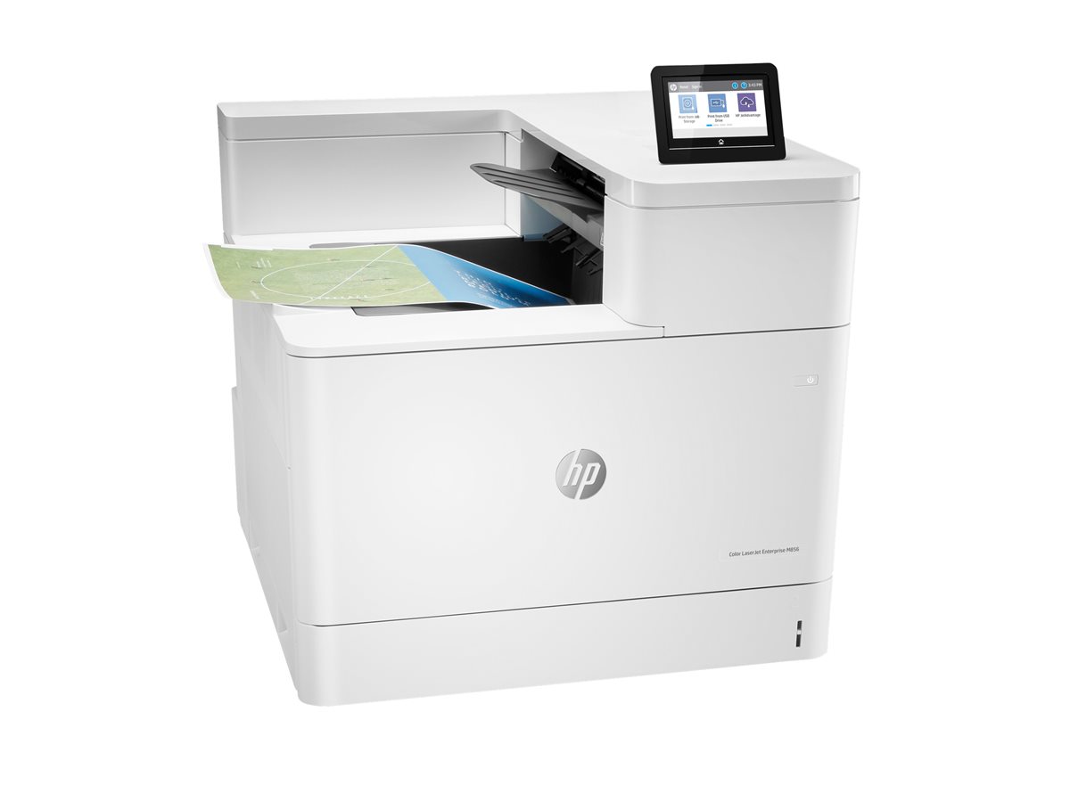 Impressora HP Color LaserJet Enterprise M856dn A3 Laser Duplex Cores 1200x1200 ppp 56ppm 650 Folhas USB 2.0 Gigabit LAN - Imagem 1