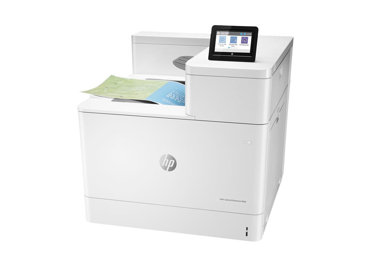 Impressora HP Color LaserJet Enterprise M856dn A3 Laser Duplex Cores 1200x1200 ppp 56ppm 650 Folhas USB 2.0 Gigabit LAN - Imagem 4