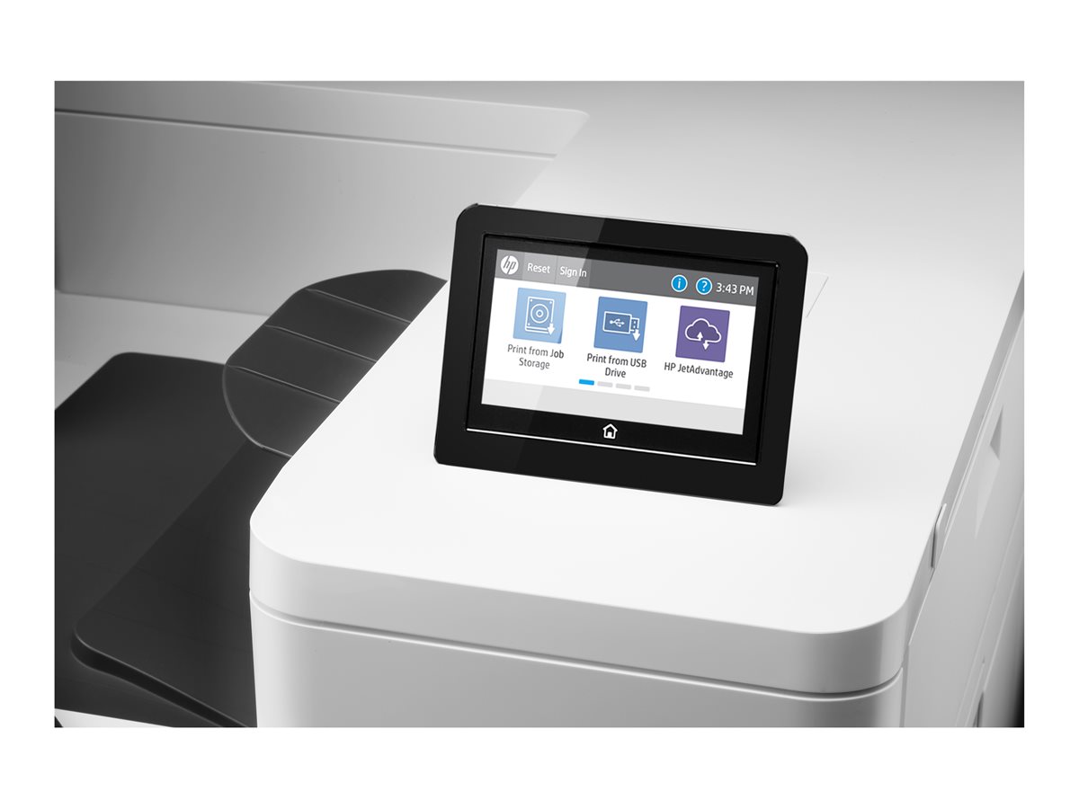 Impressora HP Color LaserJet Enterprise M856dn A3 Laser Duplex Cores 1200x1200 ppp 56ppm 650 Folhas USB 2.0 Gigabit LAN - Imagem 7