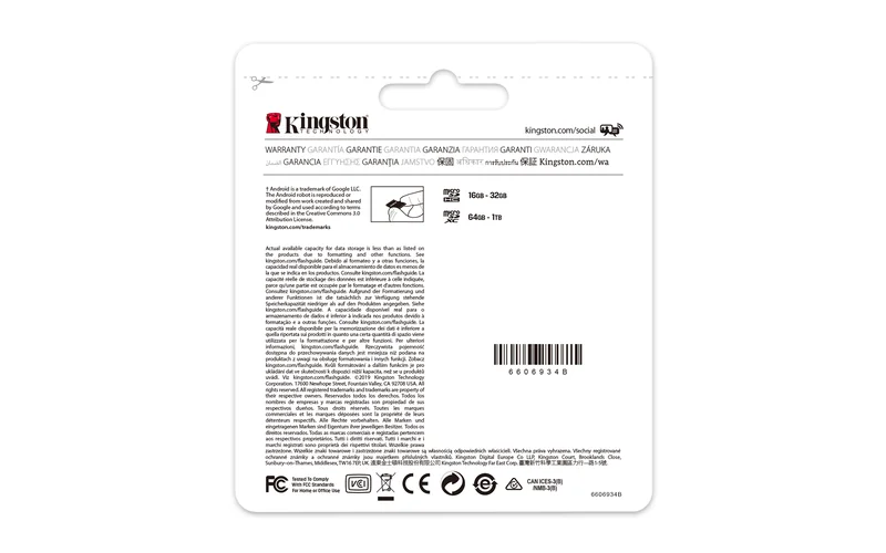 Cartão de Memória Kingston Canvas Select Plus 256GB microSDXC 100MB/s A1 Classe 10 com Adaptador - Imagem 6
