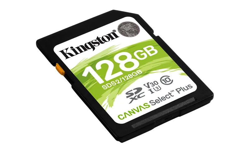 Cartão de Memória KINGSTON 128GB SDXC Canvas Select Plus 100R UHS-I U3 V30 Classe 10 - Imagem 2