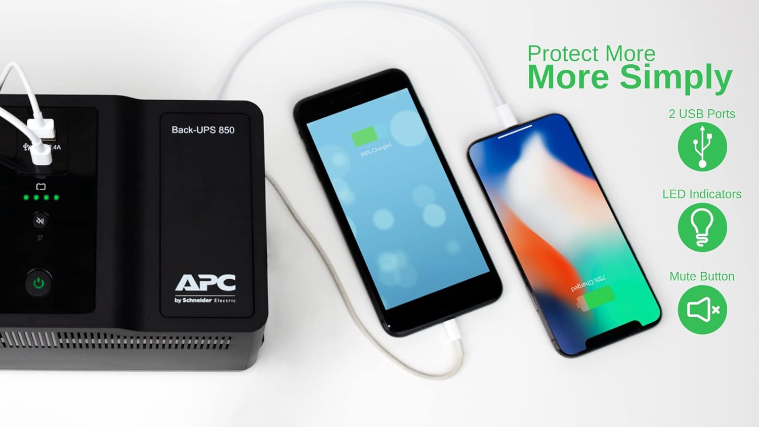 UPS APC Back-UPS BE850G2 850 VA 8 Saídas Preto - Imagem 5