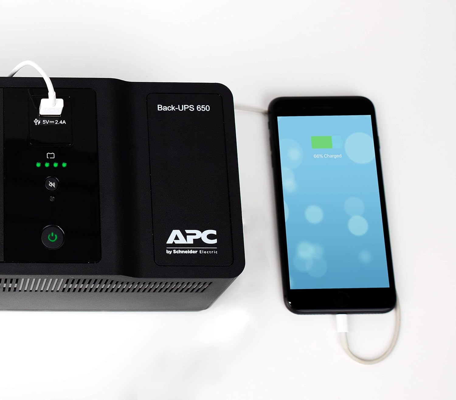 UPS APC Back-UPS BE650G2-GR 650VA 400W Preto - Imagem 6