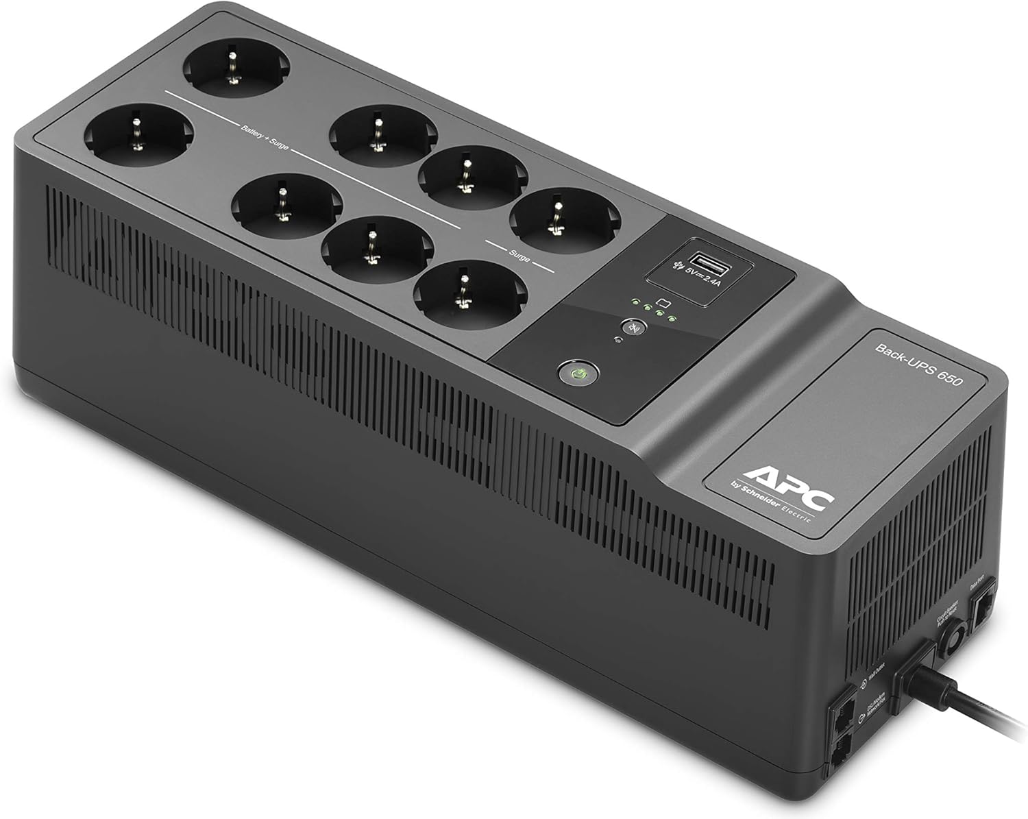 UPS APC Back-UPS BE650G2-GR 650VA 400W Preto