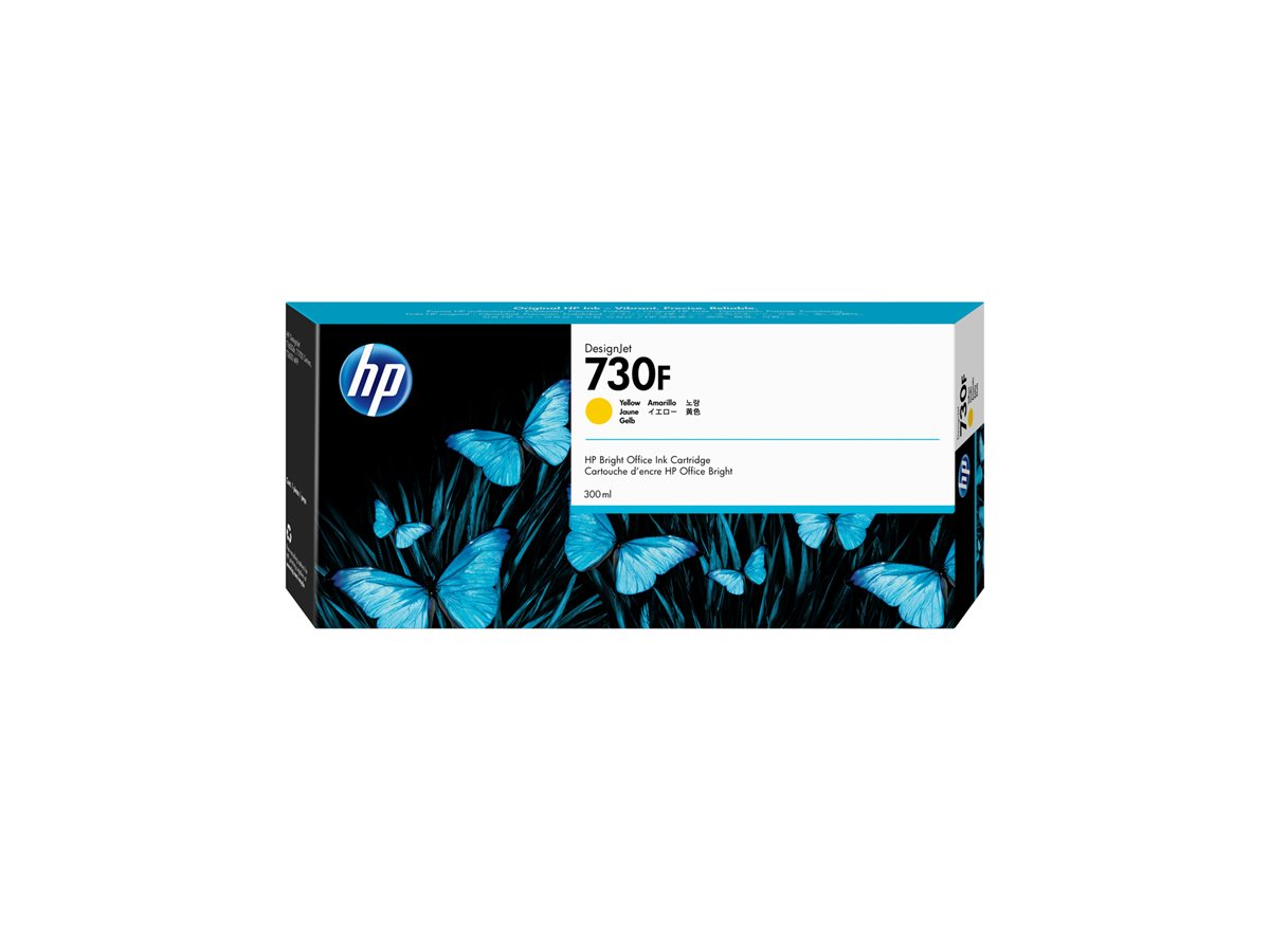 Tinteiro HP 730F Amarelo 300ml Alta Capacidade - Imagem 2