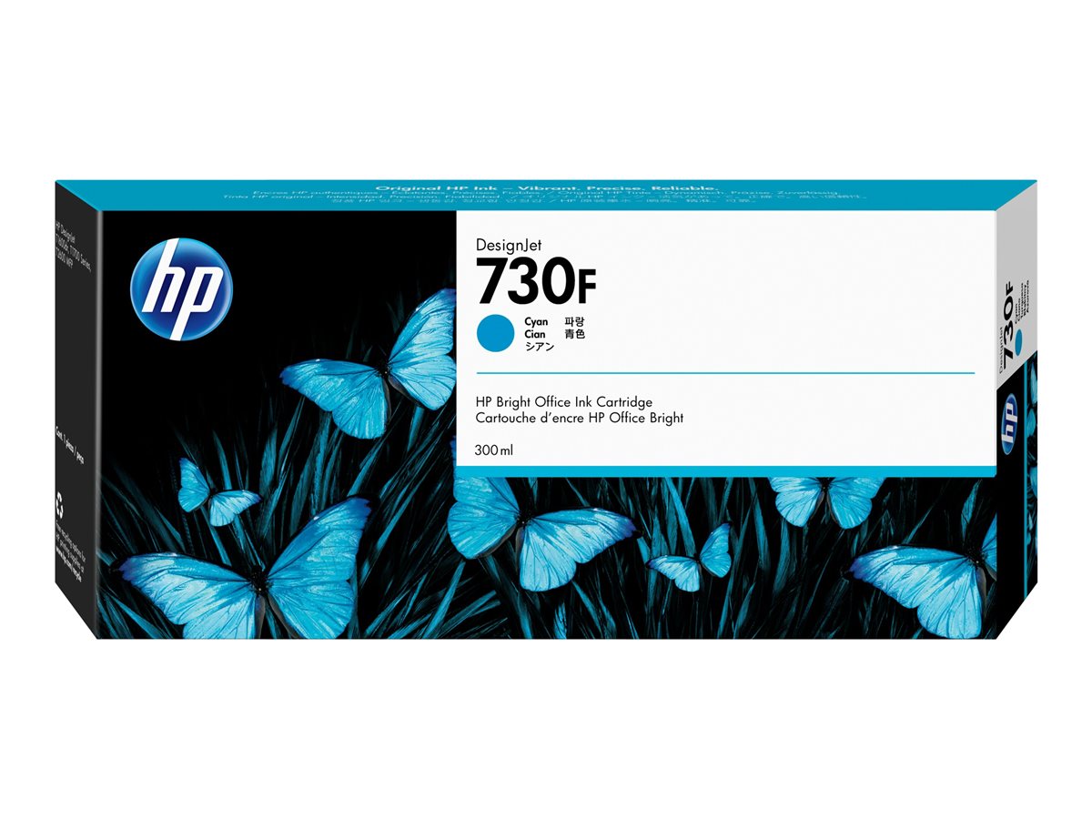 Tinteiro HP 730F DesignJet Ciano 300ml Alta Capacidade - Imagem 1