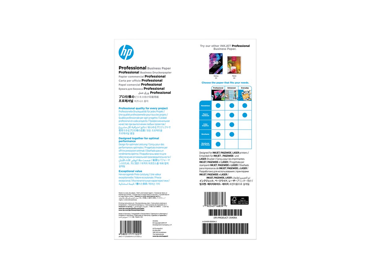 Papel Fotográfico HP Professional Brilhante A4 180g 150 Folhas - Imagem 5
