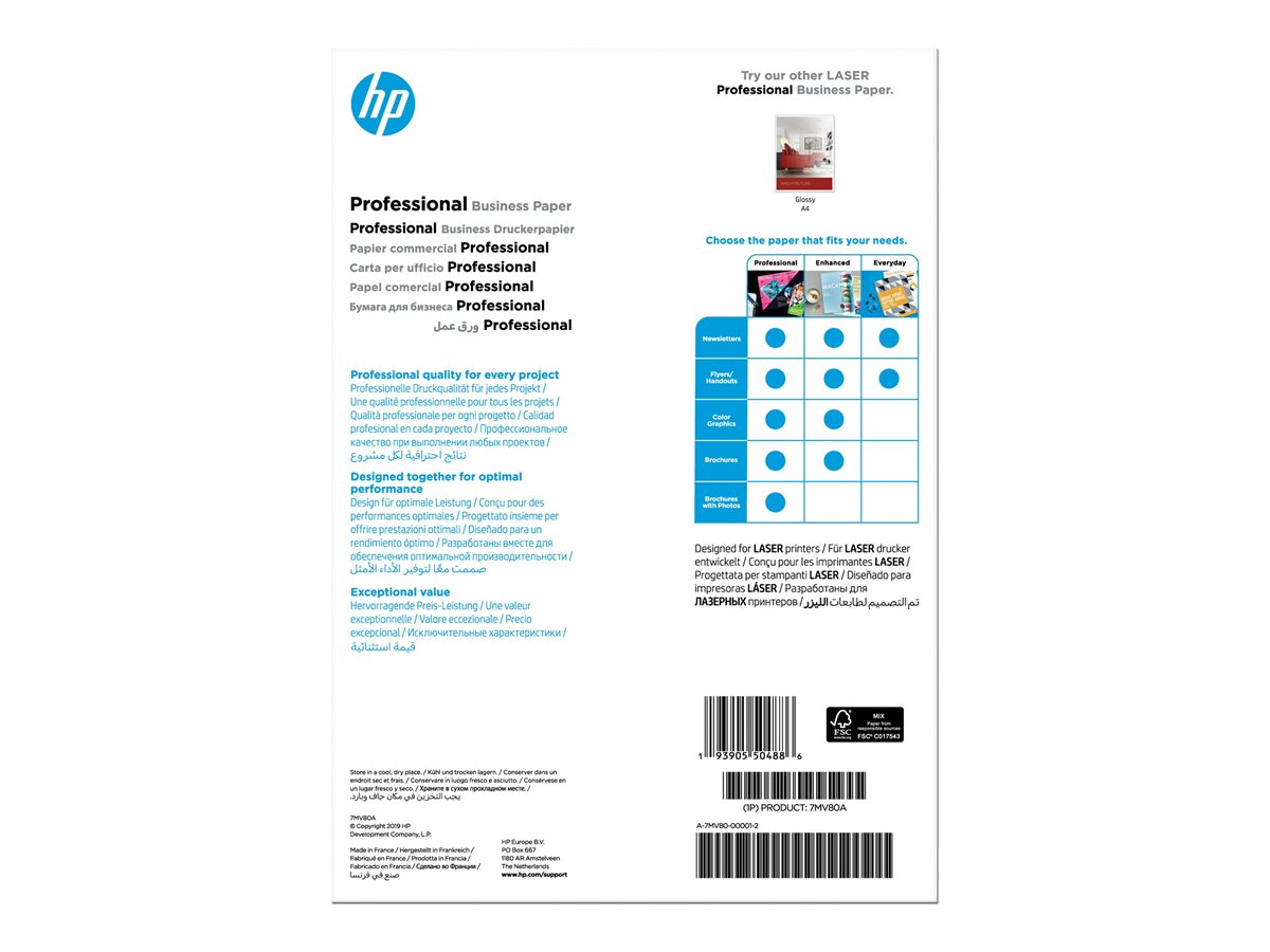 Papel Fotográfico HP Professional A4 Mate 200g 150 Folhas - Imagem 2
