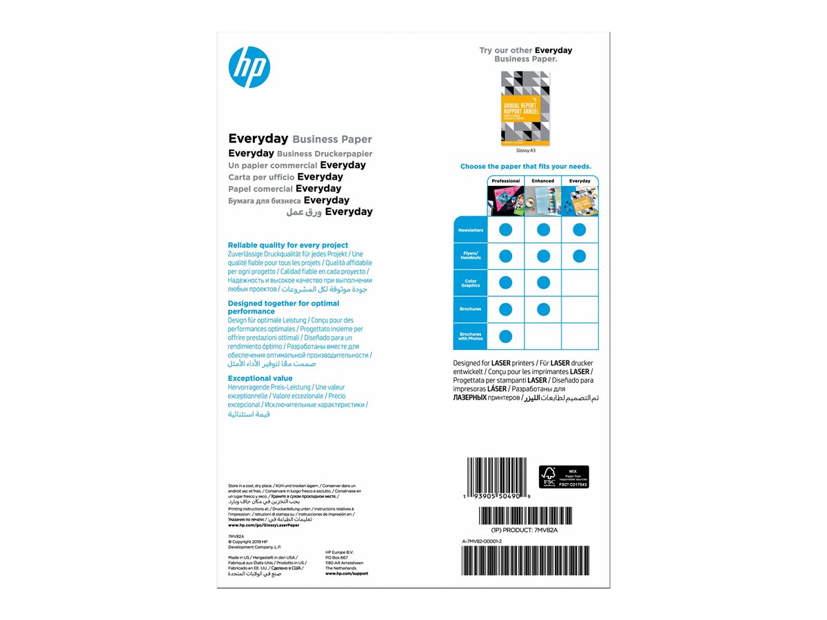 Papel Fotográfico HP Everyday Brilhante A4 150 Folhas - Imagem 1