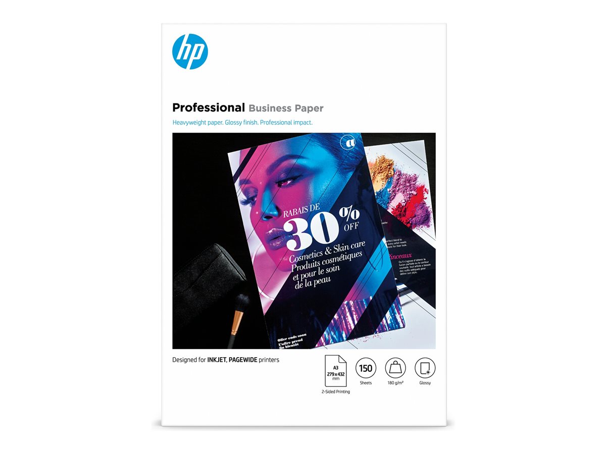 Papel Fotográfico HP Professional Brilhante A3 150 folhas - Imagem 4