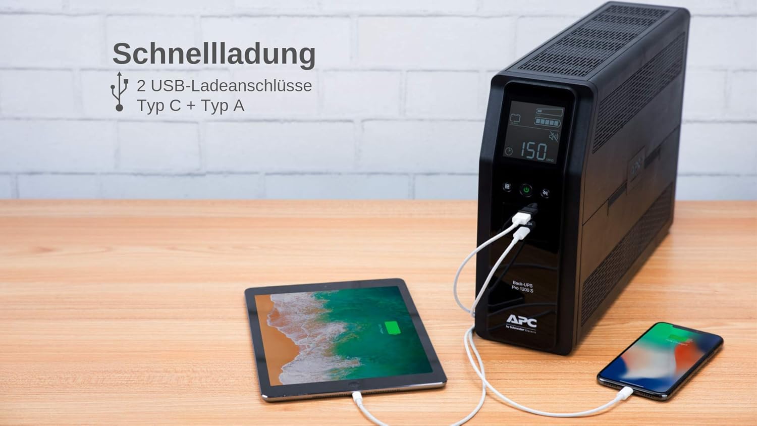 UPS APC Back-UPS Pro BR1200SI 1200 VA USB Preto - Imagem 8