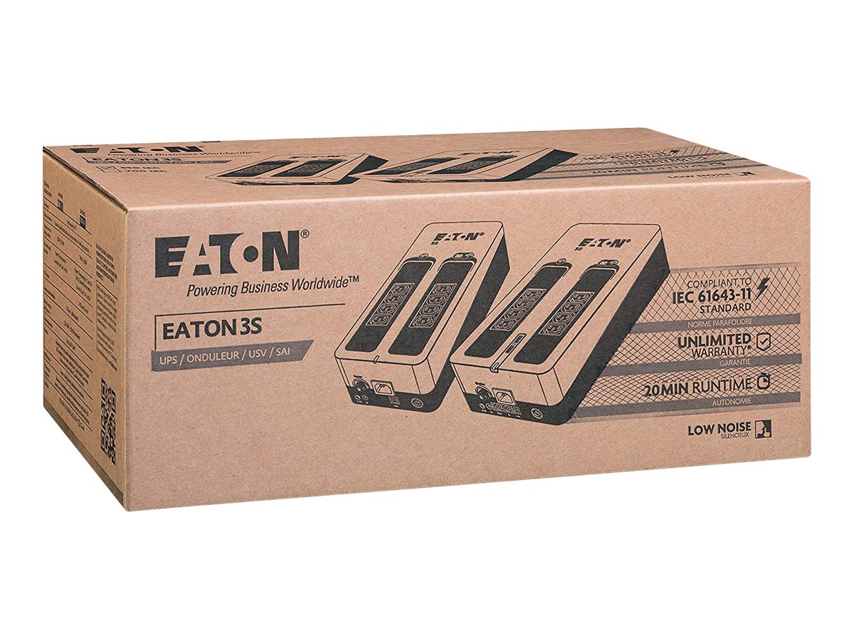 UPS Eaton 3S 550 550VA 8 Tomadas