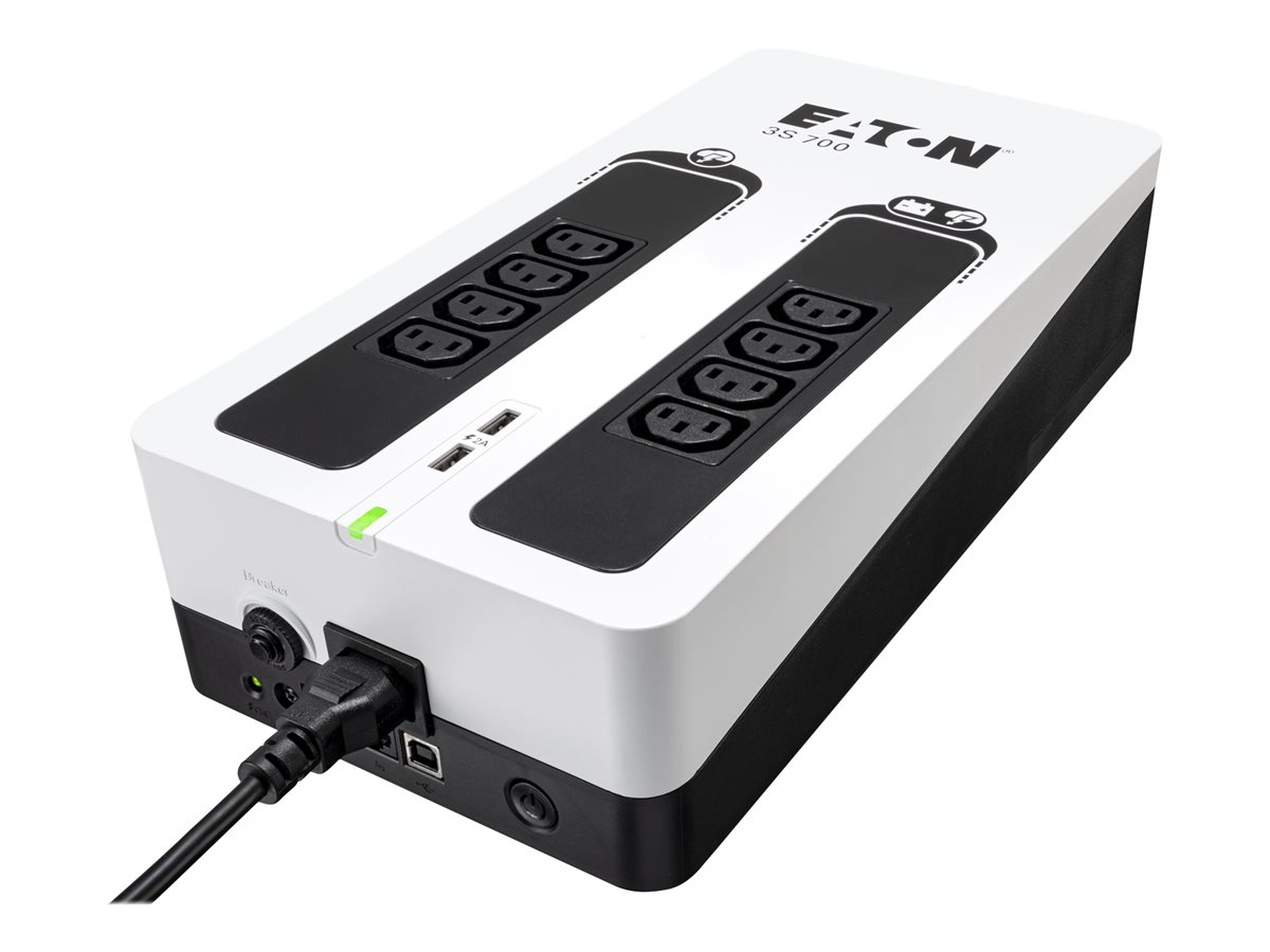 Fonte de Alimentação Ininterrupta Eaton 3S 700 700VA 420W USB 8 Saídas - Imagem 4