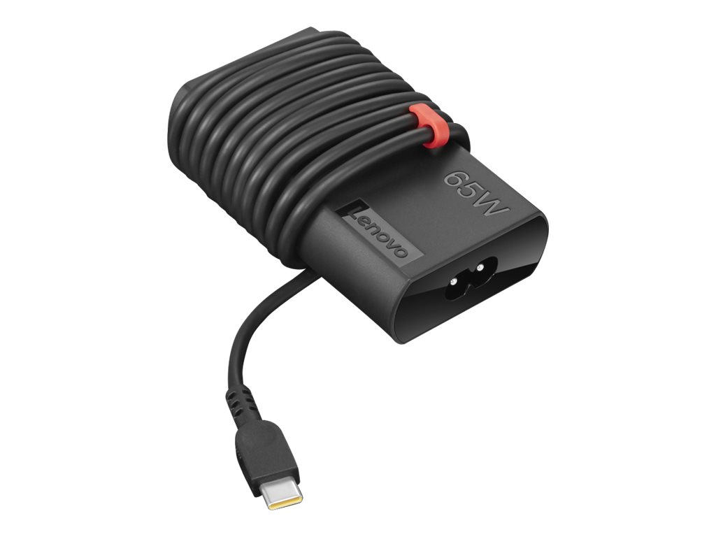 Adaptador AC Lenovo ThinkPad 65W Slim USB C Preto - Imagem 1