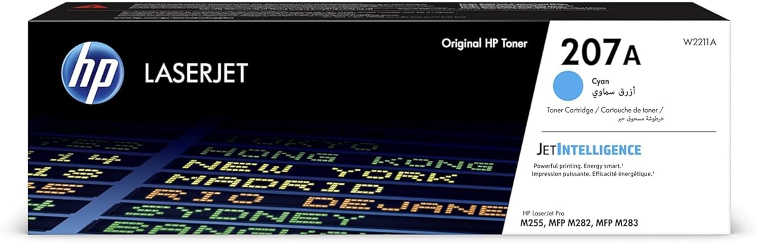Cartucho Toner HP 207A Cyan