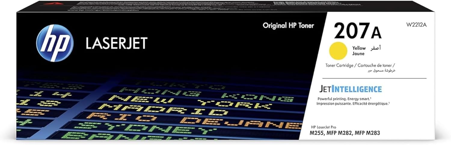 Cartucho de Toner HP 207A Amarelo Original