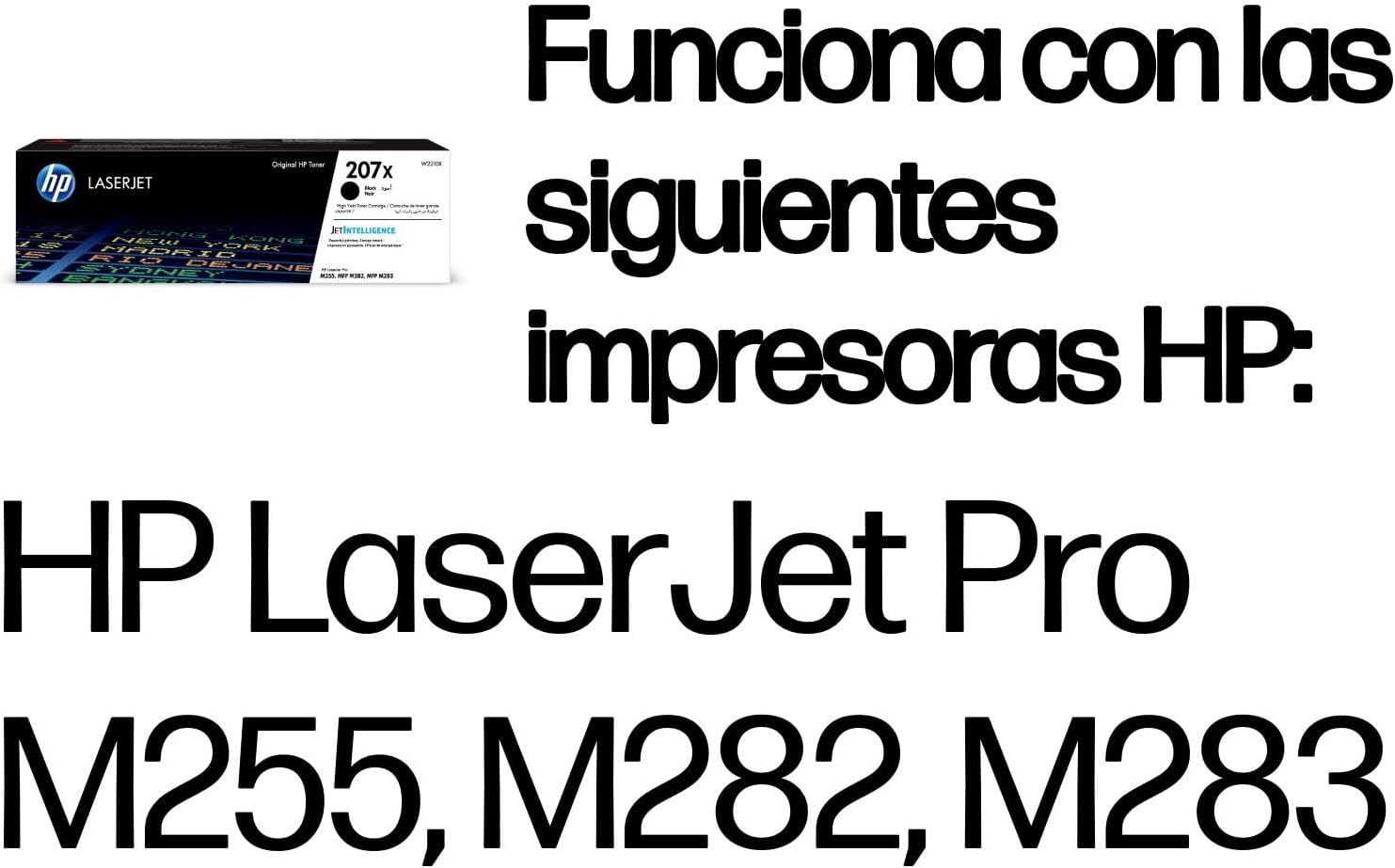 Cartucho Toner HP 207X Preto Alto Rendimento - Imagem 2