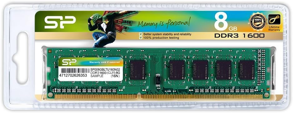 Memória SILICON POWER DDR3 8 GB 1600 MHz - Imagem 7