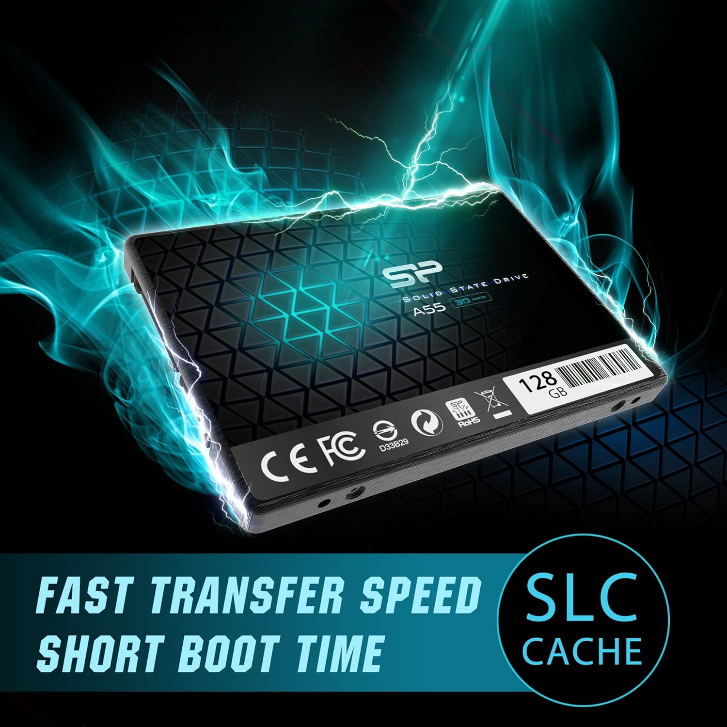 SSD SILICON POWER A55 128 GB 2.5" - Imagem 3