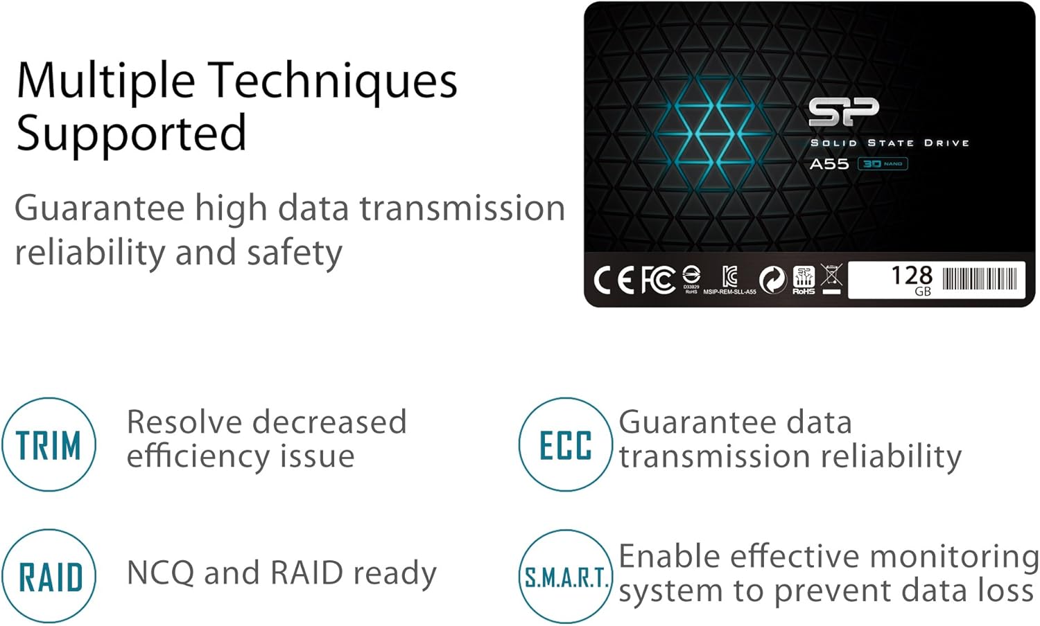 SSD SILICON POWER A55 128 GB 2.5" - Imagem 7