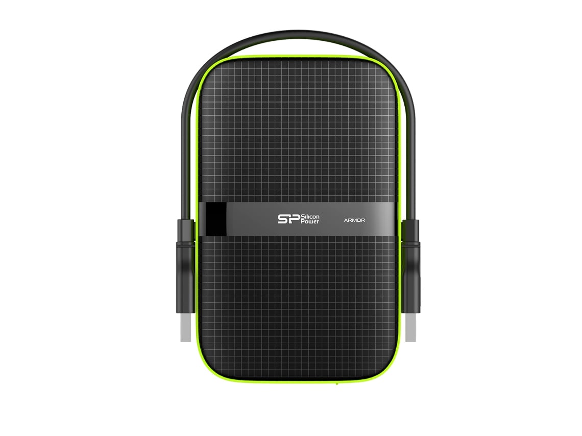 Disco Externo SILICON POWER Armor A60 2 TB USB 3.0 Preto - Imagem 2