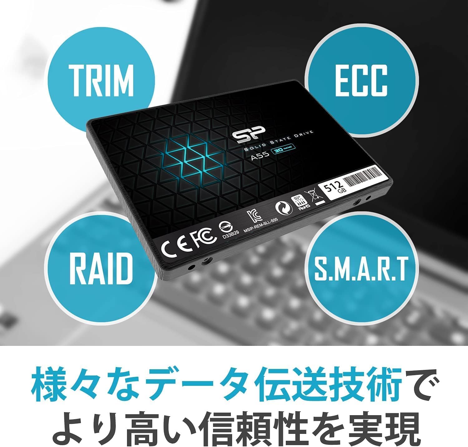 SSD SILICON POWER Ace A55 512GB 2.5" - Imagem 5