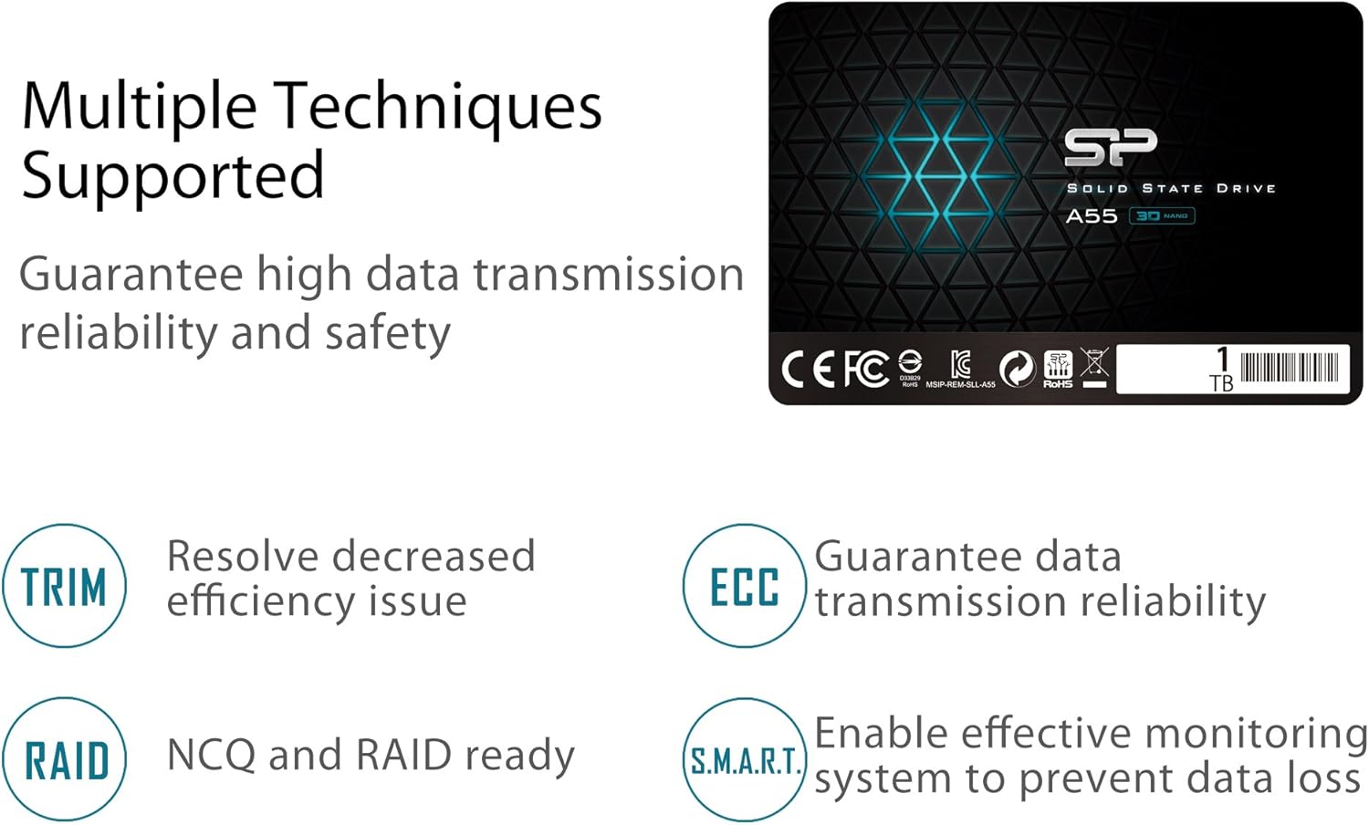 SSD SILICON POWER Ace A55 1 TB 2.5" - Imagem 7