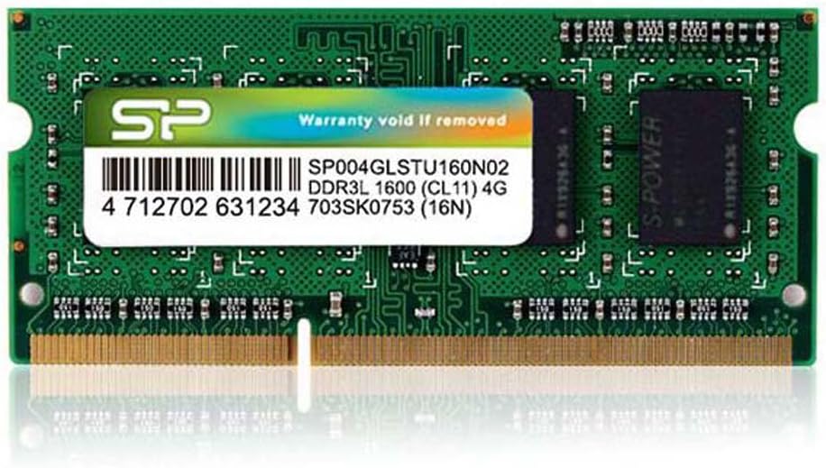Módulo RAM Silicon Power DDR3L SO-DIMM 4GB 1600MHz Unbuffered Sem ECC
