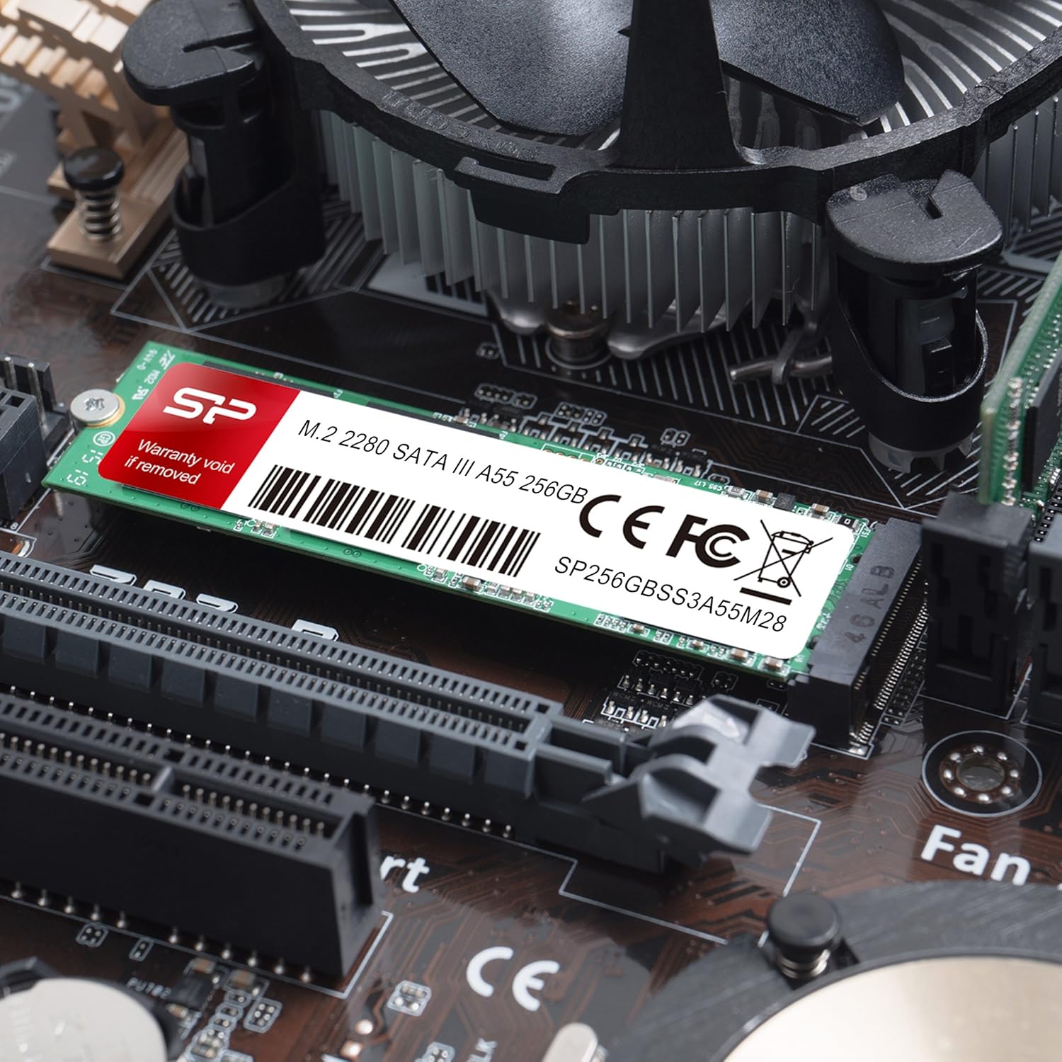 SSD SILICON POWER A55 M.2 256 GB - Imagem 2