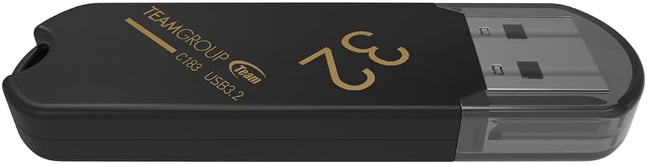 Pen Drive Team C183 32GB USB 3.1 Preto - Imagem 3