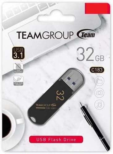 Pen Drive Team C183 32GB USB 3.1 Preto - Imagem 8