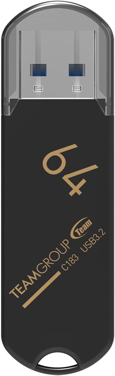 Pen Drive Team C183 64GB Preto