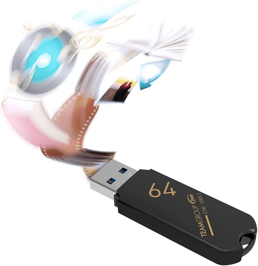 Pen Drive Team C183 64GB Preto - Imagem 4