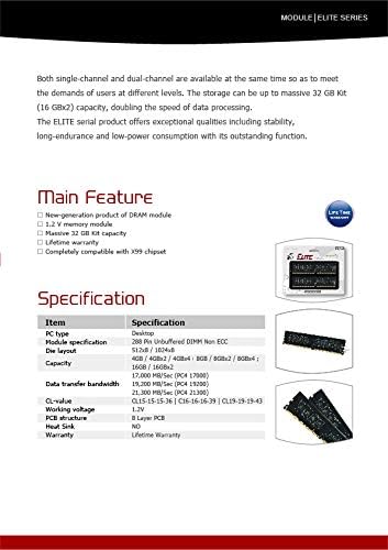 Memória RAM Team Elite DDR4 8GB 2666MHz - Imagem 9