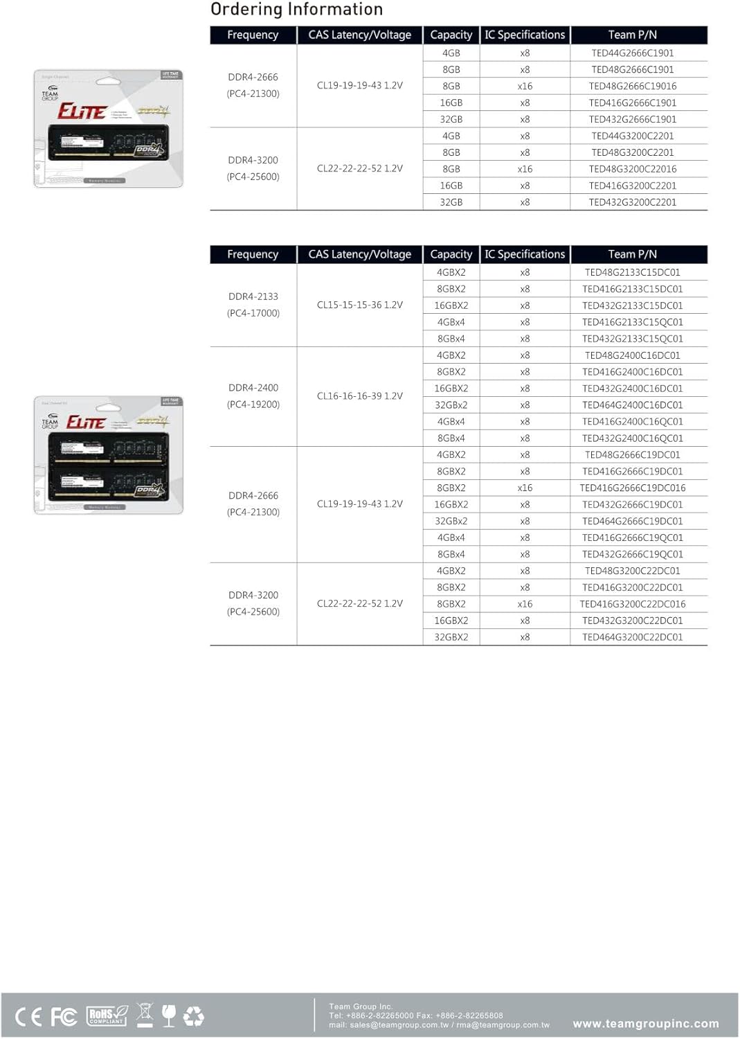 Memória RAM Team Elite DDR4 8GB 2666MHz - Imagem 7