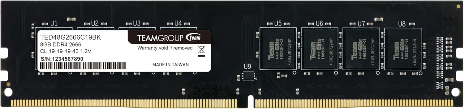 Memória RAM Team Elite DDR4 8GB 2666MHz - Imagem 1