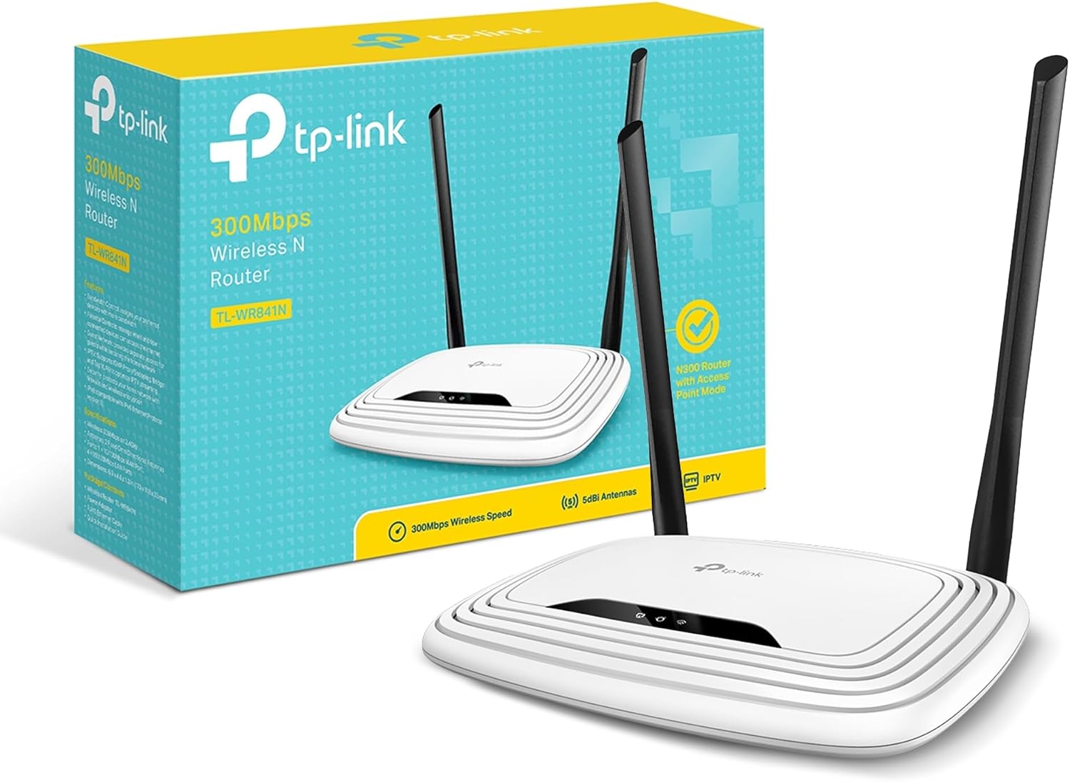 Router TP-Link TL-WR841N 300Mbps Wireless N 4 Portas 2.4GHz