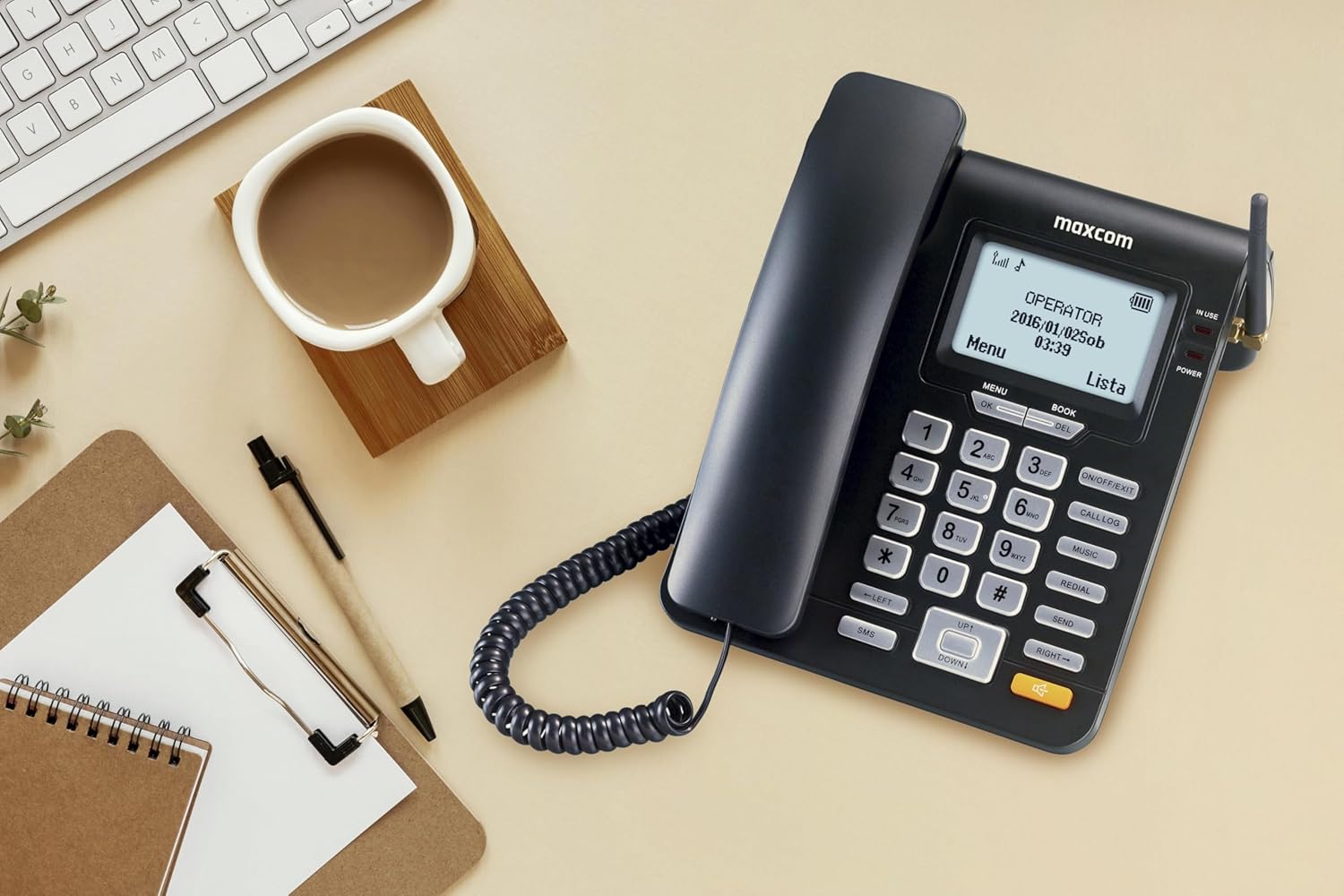Telefone de Mesa MaxCom Comfort MM28D - Imagem 2