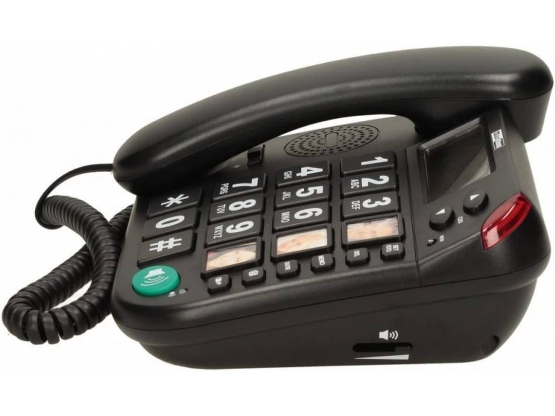 Telefone MaxCom KXT480 Identificação Chamadas Preto - Imagem 3