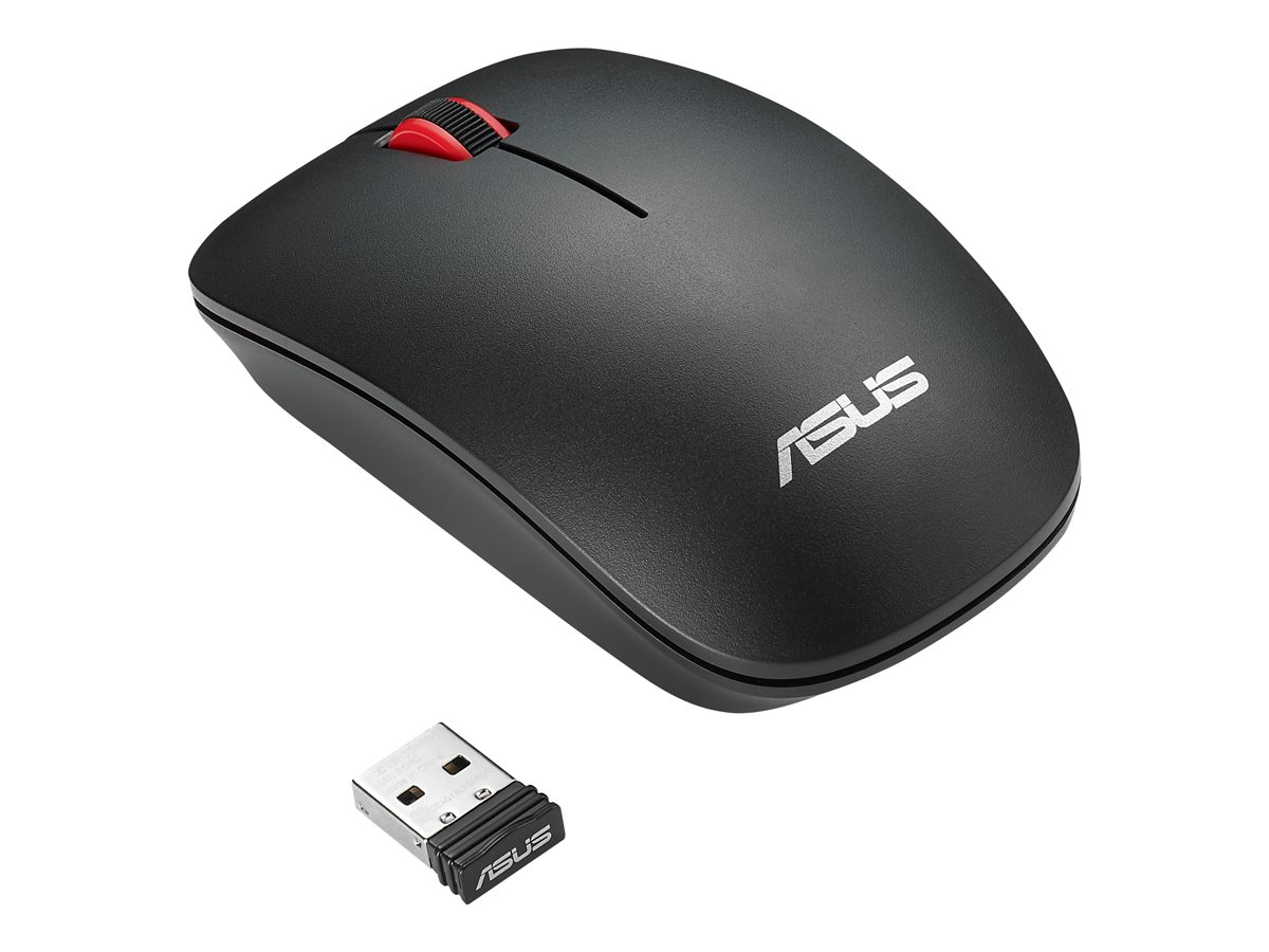 Rato ASUS WT300 Sem Fios Ergonómico Preto Vermelho