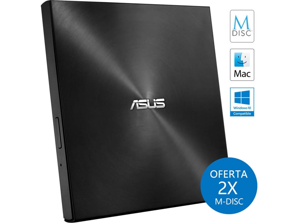 Gravador Externo DVD ASUS ZenDrive U7M Preto - Imagem 7