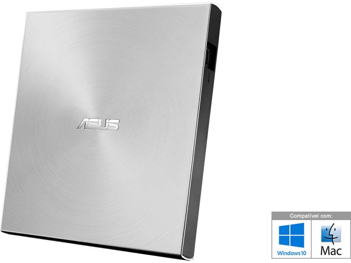 Gravador DVD Externo ASUS ZenDrive U7M USB 2.0 Prata - Imagem 5