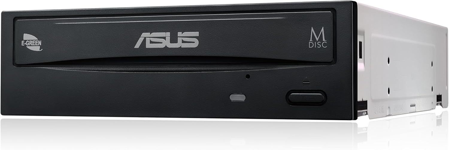 Gravador DVD Interno ASUS DRW-24D5MT SATA 5.25 Preto - Imagem 1