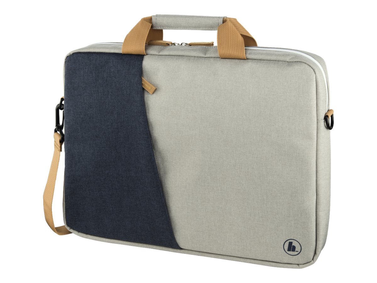 Estojo para Portátil Hama Design Line Florence 13.3" Cinza Claro Azul Marinho - Imagem 1