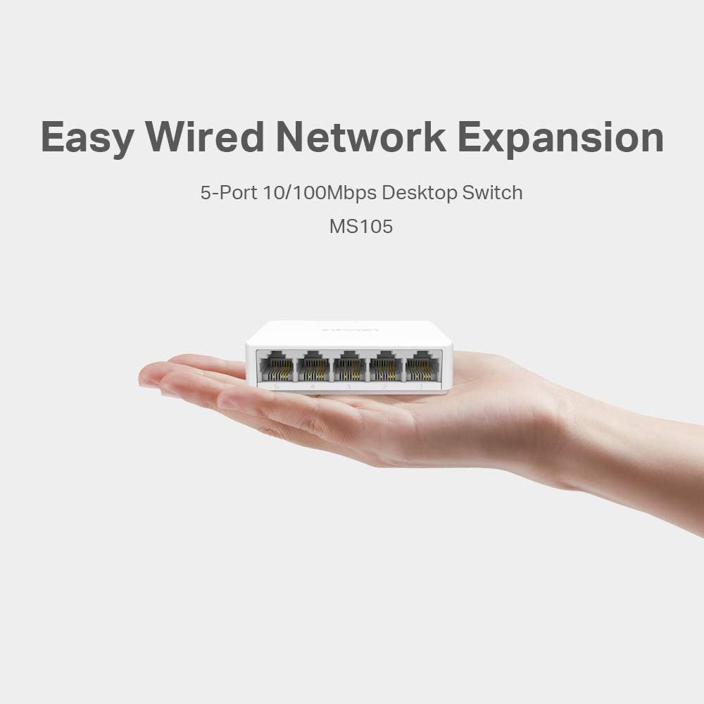 Switch Mercusys MS105 5 Portas Não Gerível - Imagem 2