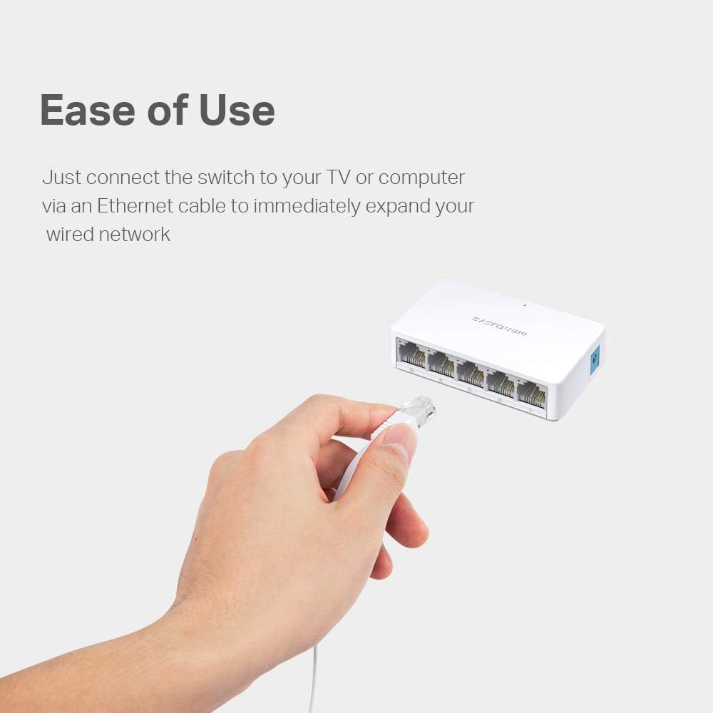 Switch Mercusys MS105 5 Portas Não Gerível - Imagem 5